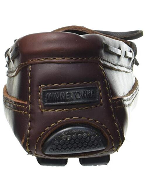 Minnetonka Men's Double Bottom Cowhide Moccasin