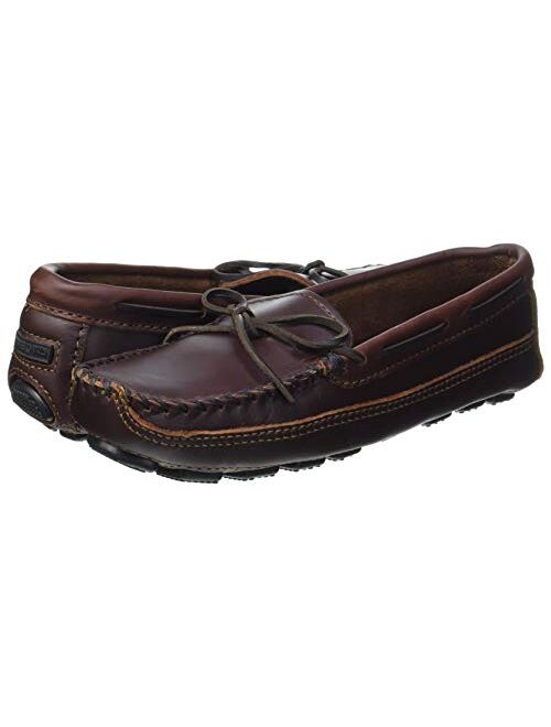 Minnetonka Men's Double Bottom Cowhide Moccasin