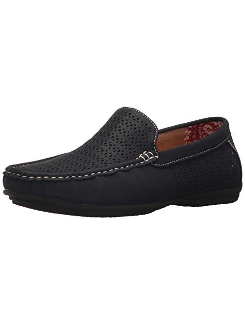 STACY ADAMS Men's Cicero Perfed Moc Toe Slip-on Driving Style Loafer