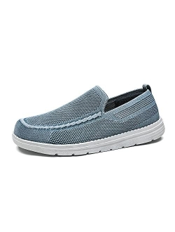 Mens Slip-On Loafers Casual Shoes Lightweight Comfortable Breathable Shoes Sneakers