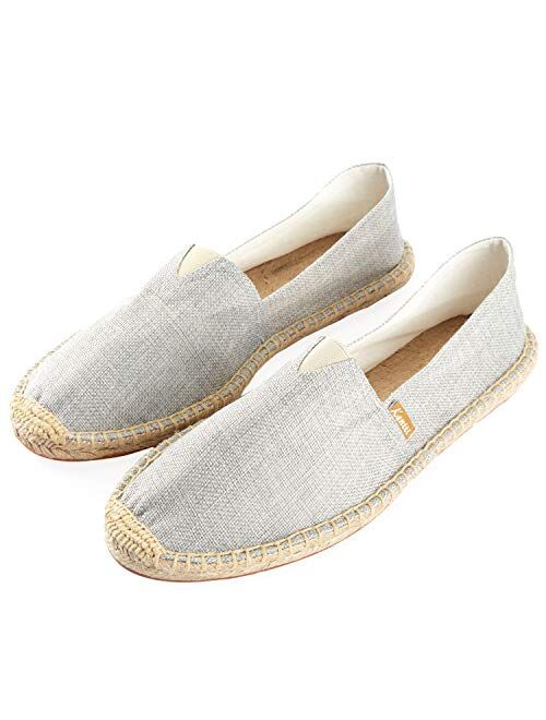 Kentti Men's Classic Slip on Flat Espadrilles