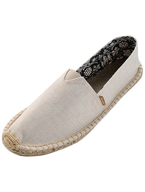 Kentti Men's Classic Slip on Flat Espadrilles