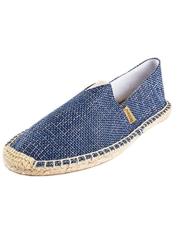 Alexis Leroy Men's Fashion Casual Canvas Slip on Flat Espadrilles