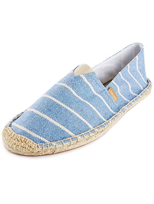 Alexis Leroy Men's Fashion Casual Canvas Slip on Flat Espadrilles