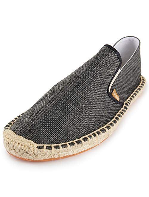 Alexis Leroy Men's Fashion Casual Canvas Slip on Flat Espadrilles