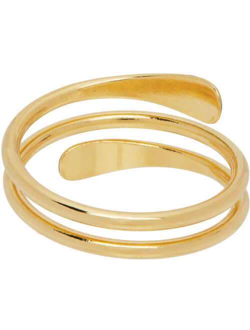 ISABEL MARANT Gold Casablanca Spiral Ring