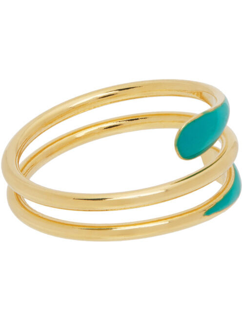 ISABEL MARANT Gold Casablanca Spiral Ring