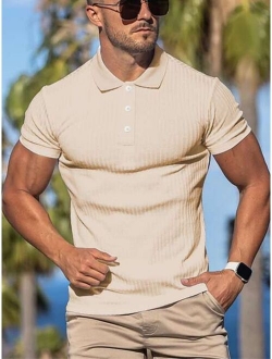 Men Solid Polo Shirt