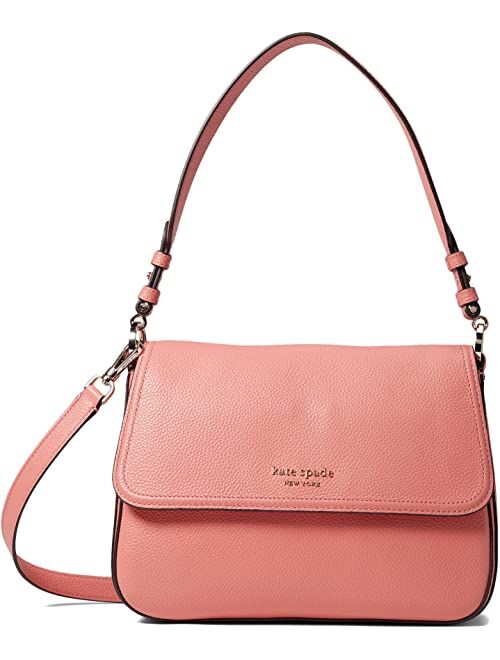 kate spade new york New Core Pebble Pebbled Leather Medium Convertible Flap Shoulder Bag