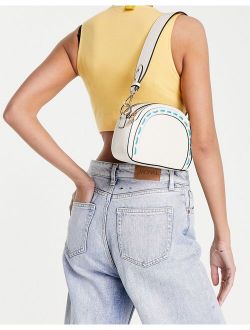 Cindy half moon stitch crossbody