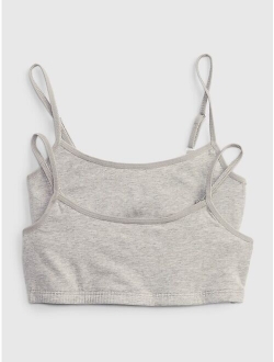 Kids Organic Cotton Basic Bra (2-Pack)