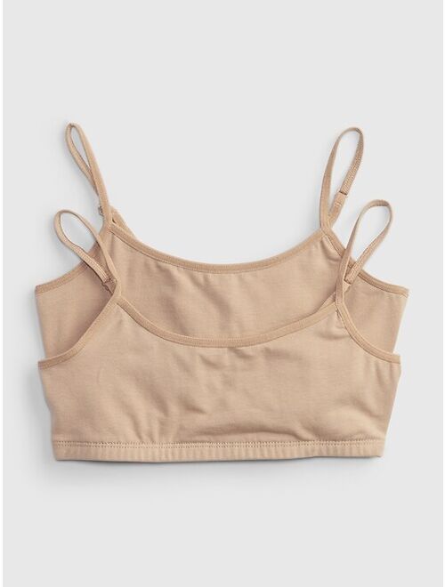 Gap Kids Organic Cotton Basic Bra (2-Pack)