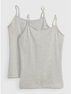 Kids Organic Cotton Basic Cami (2-Pack)