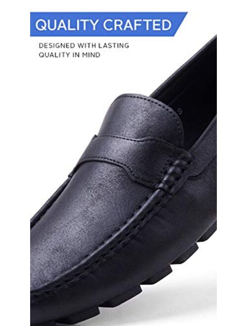 GALLERY SEVEN Driving Shoes for Men - Casual Moccasin Loafers