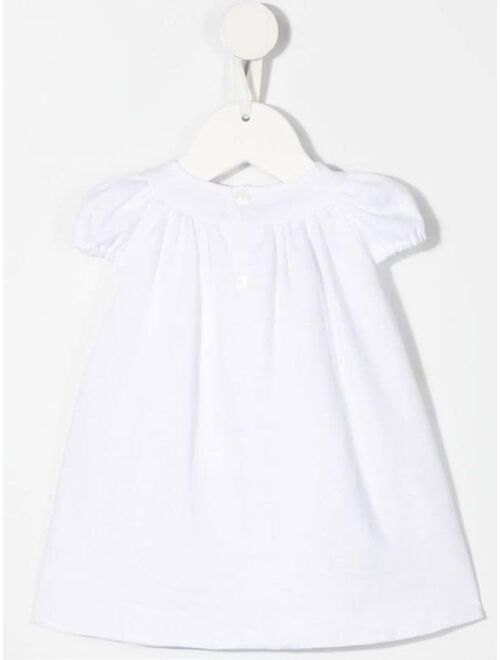 La Stupenderia pleated bow-detail dress