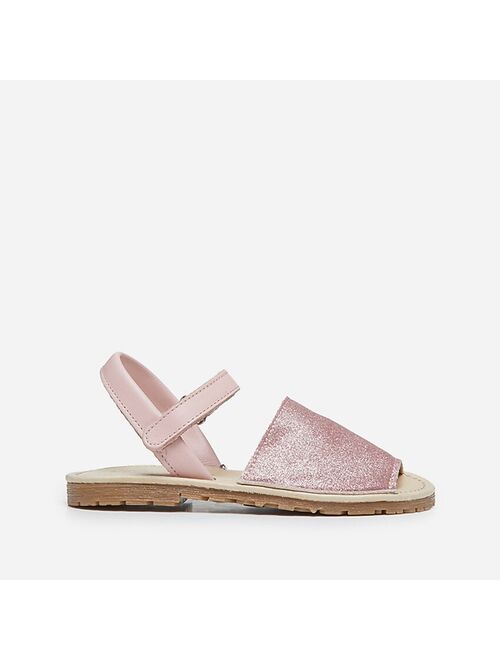 J.Crew Girls' Childrenchic® leather sandals in glitter