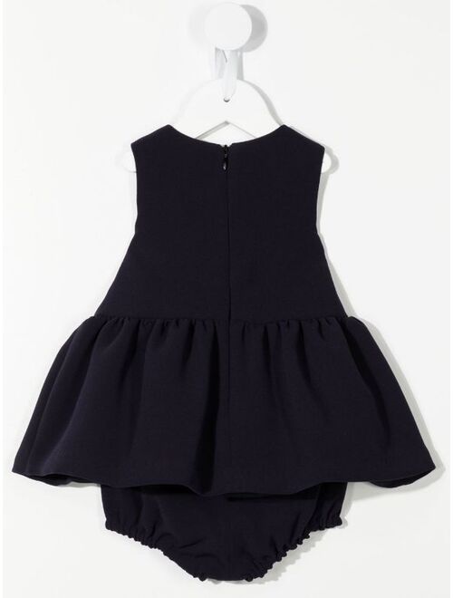 Hucklebones London heart-detail sleeveless dress