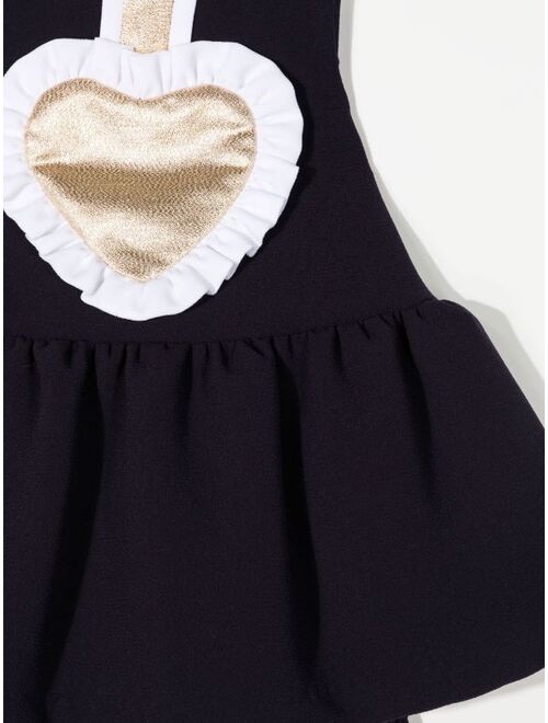 Hucklebones London heart-detail sleeveless dress