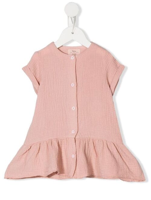 TEDDY & MINOU ruffled-hem detail dress