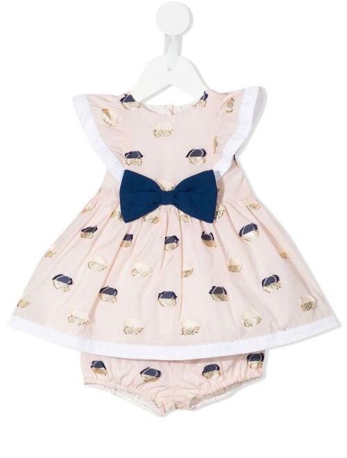 Hucklebones London bow detail dress