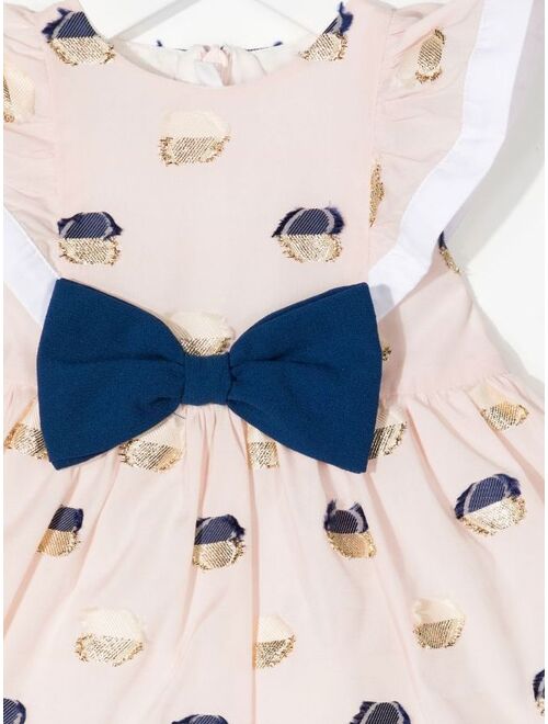 Hucklebones London bow detail dress