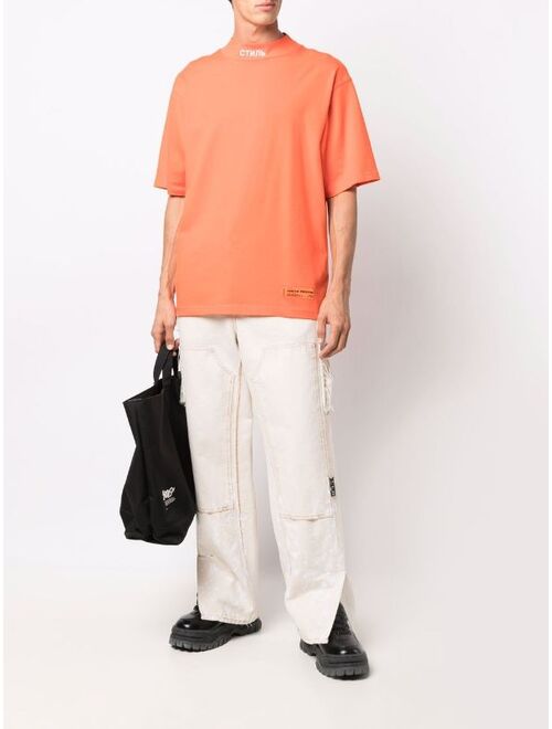 Heron Preston STIL-slogan mock neck T-shirt