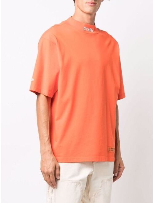 Heron Preston STIL-slogan mock neck T-shirt