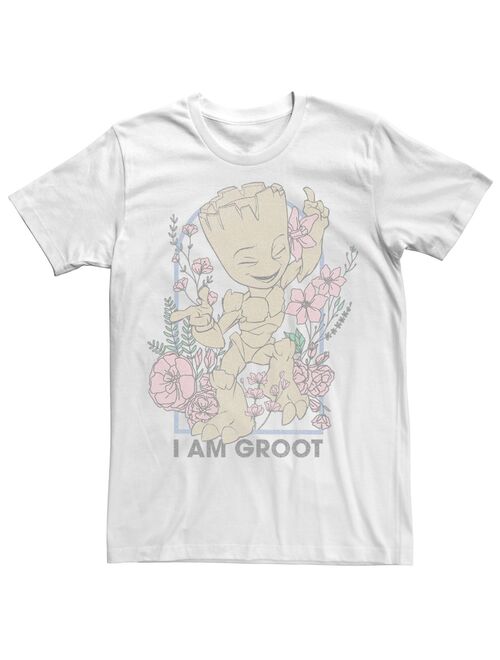 Men's Marvel I Am Groot Floral Tee