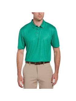 Men's Grand Slam Club Regular-Fit Patterned Golf Polo