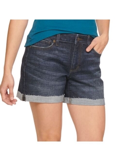 High-Waist 5" Jean Shorts