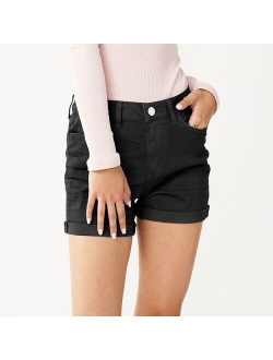 Juniors' SO® High Rise Midi Shorts