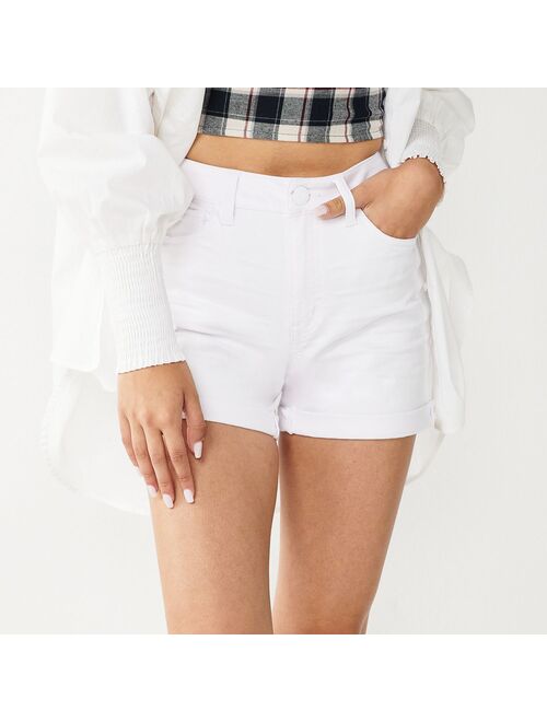 Juniors' SO® High Rise Midi Shorts