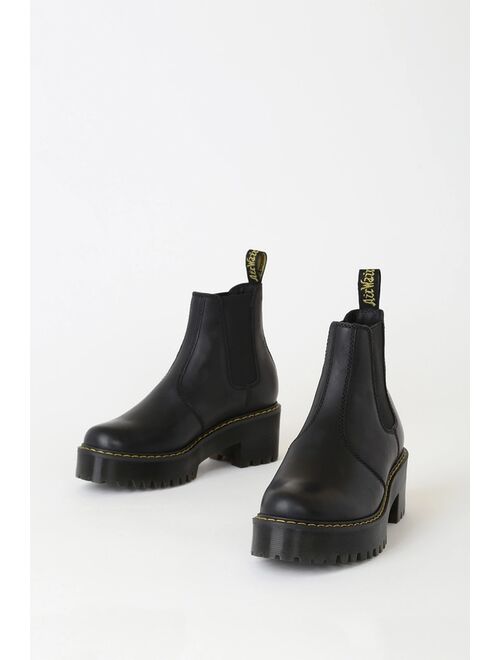 Dr. Martens Rometty Black Leather Chelsea Boots