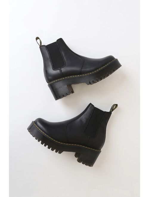 Dr. Martens Rometty Black Leather Chelsea Boots