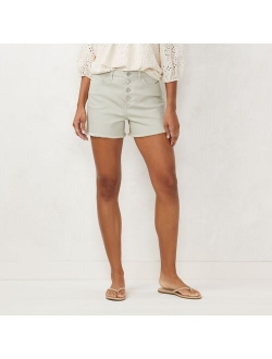 Women's LC Lauren Conrad 3.5" Cutoff High-Waisted Denim Shorts