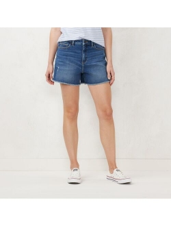 Women's LC Lauren Conrad 3.5" Cutoff High-Waisted Denim Shorts