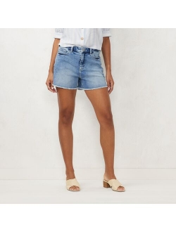 Women's LC Lauren Conrad 3.5" Cutoff High-Waisted Denim Shorts