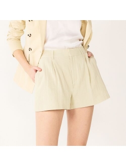 High Rise Walking Shorts