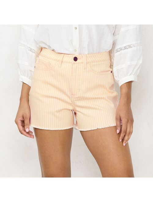 Little Co. by Lauren Conrad Women's LC Lauren Conrad High Rise Cut-Off Shorts