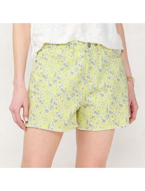 Little Co. by Lauren Conrad Women's LC Lauren Conrad High Rise Cut-Off Shorts