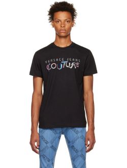 Jeans Couture Black Cotton T-Shirt