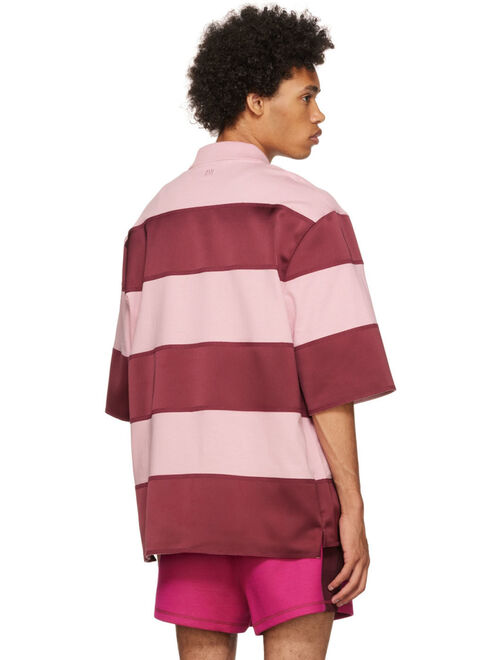 AMI Alexandre Mattiussi Pink Organic Cotton Polo