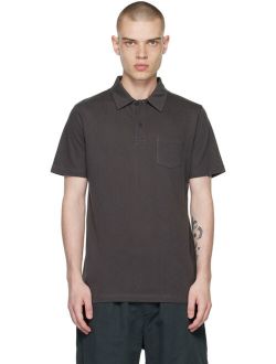 Sunspel Gray Riviera Polo