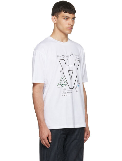 A.P.C. White Whaouh T-Shirt