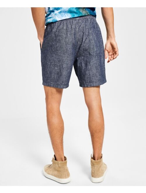 Sun + Stone Men's Charlie Linen Pull-On Shorts, Created for Macy's