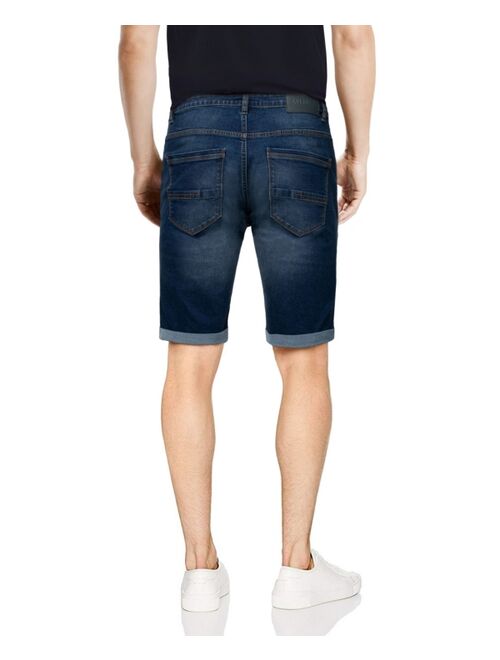 X-Ray Men's Cultura Roll Up Denim Shorts