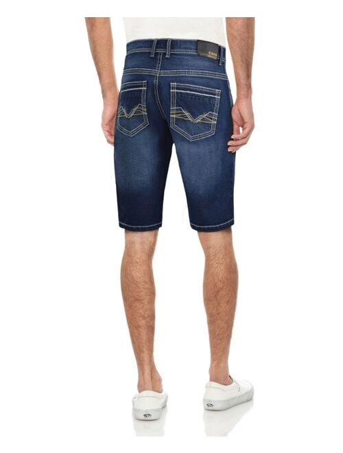 X-Ray Men's Cultura Saddle Stitch Denim Shorts