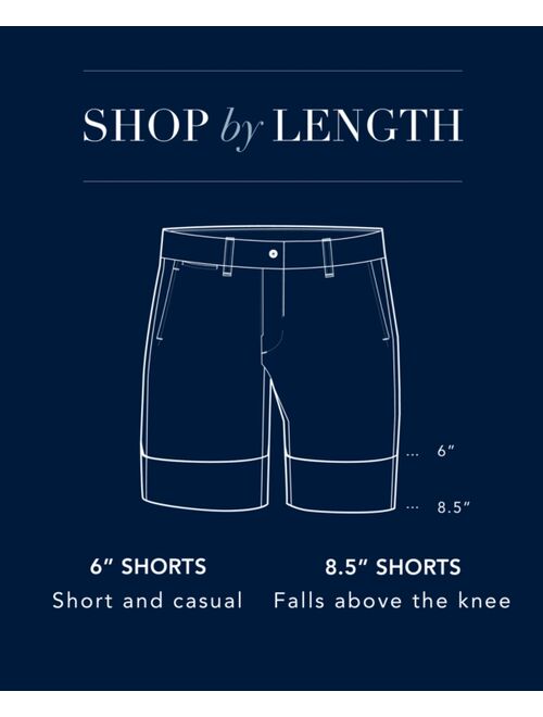 Nautica Men's Stretch Flat Front 6" Shorts