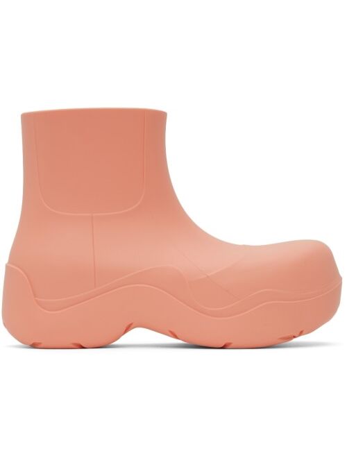 BOTTEGA VENETA Pink Puddle Ankle Boots