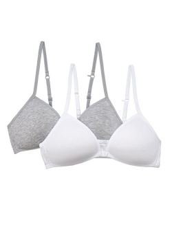 Girls SO® 2-Pack Wire Free Front Close Bra